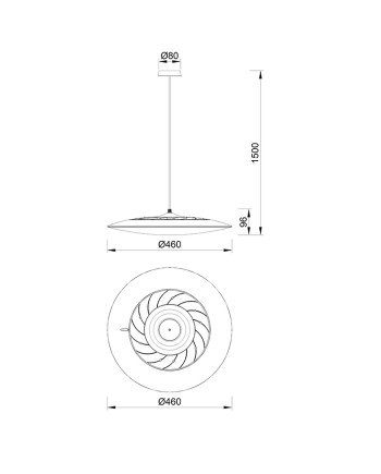 ***OFER/DES*** SLIM * LÁMPARA LED 46 CM - 3000K - BLANCO